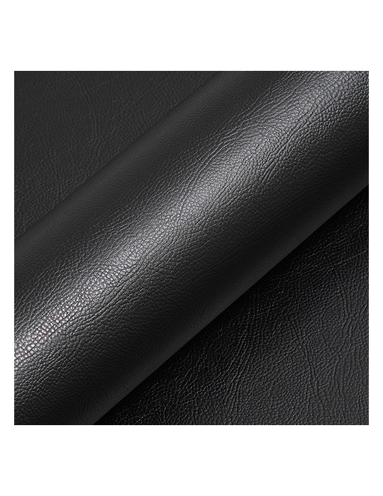 HX30PG889B - Cuir Petit Grain Noir Charbon Brillant